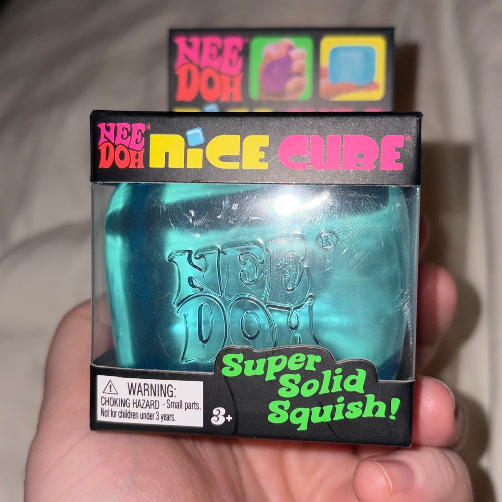 Trendy Brand New Blue Nee Doh Nice Cube Super Solid Squish🔥 - Picture 6 of 6